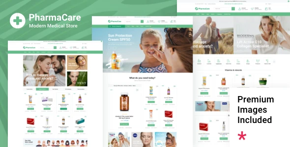 PharmaCare – Pharmacy and Medical Store WordPress Theme