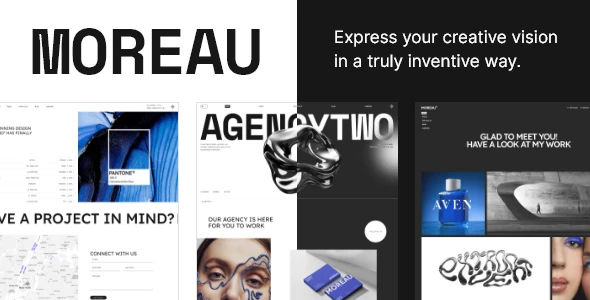 Moreau – Creative Portfolio WordPress Theme